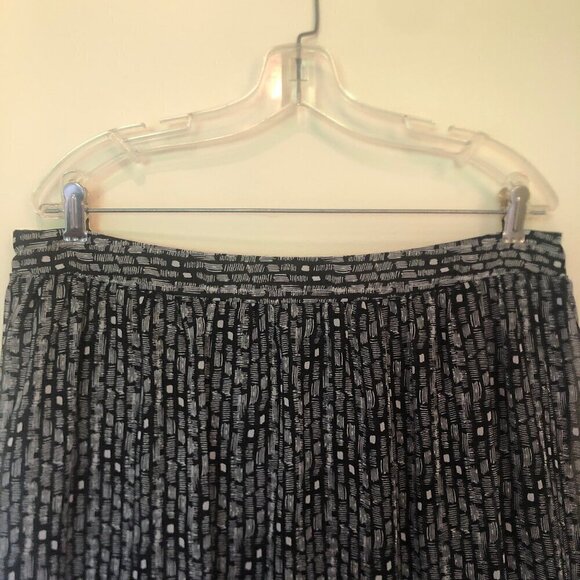 Candie's black/white lined maxi skirt sz XL - Picture 3 of 9